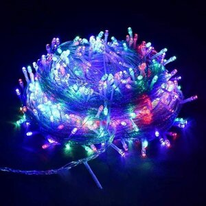 カラフル LEDライト 10m クリスマスイルミネーション LED クリスマス イルミネーションライト クリスマス飾り LEDイルミネーション z2507