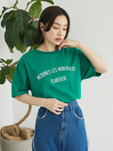 【Green Parks】キレイ目カレッジボックスTシャツ