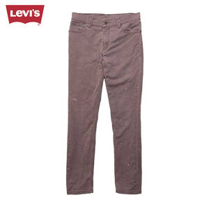 USA 古着 Levis リーバイス 510 スーパースキニー デニムパンツ ジーンズ ジーパン マルーン W32 L30 CA0516