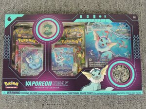 未開封 海外 英語版 VAPOREON VMAX PREMIUM COLLECTION /シャワーズ VMAX プレミアムコレクション /ポケモンカード ポケカ 夏ポケカ