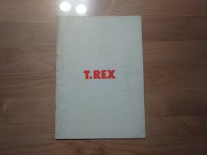 ★T.Rex★ツアーパンフレット★concert brochure★汚れあり、破損あり★中古品