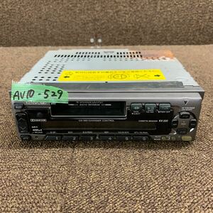 AV10-529 激安 カーステレオ KENWOOD RX-350/NS 90201868 カセットデッキ FM/AM オーディオ 通電未確認 ジャンク