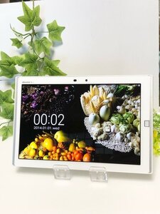 美品 docomo ARROWS Tab F-03G ホワイト 10.5型 富士通 タブレット本体 Y137