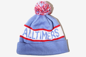 ALLTIMERS オールタイマーズ DUSTIN BEANIE ビーニー ニット帽 F BLUE ブルー /◆ メンズ