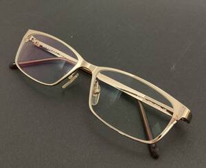 ☆BURBERY バーバリー メガネフレーム B1252TD 1145 55□16 140 ブラウン系 度入り 眼鏡フレーム 中古 (NF250128) 472-78-①