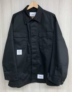 WTAPS ダブルタップス GUARDIAN JACKET 23AW ミリタリージャケット [232WVDT-JKM01] ブラック 日本製 メンズ [サイズX 02]