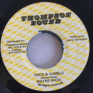 Wayne Wade / Poor & Humble　[Thompson Sound]