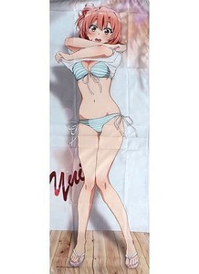 新品 正規品 165cm 由比ヶ浜結衣ほぼ等身大マルチクロス きゃらっとくじ やはり俺の青春ラブコメはまちがっている。水着タペストリービキニ