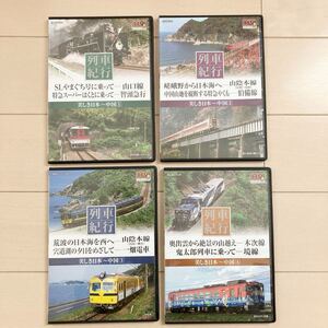 【送料230円】鉄道DVD４枚 美しき日本〜中国①②③④ KEEP 窪田等ナレーション 超美品♪