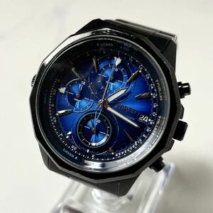 【実働】 SEIKO WIRED VK67-K090 セイコー ワイアード デイト クロノグラフ QZ ブルー文字盤 メンズ 腕時計 ウォッチ 稼働品