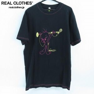 ☆roen jeans MAN/ロエンジーンズマン roen jean WOMAN/ロエンジーンズウーマン トゥイーティー プリント 半袖Tシャツ L /UPK