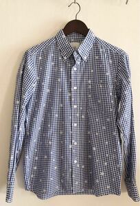 uniform experiment ユニフォームエクスペリメント STAR PRINT GINGHAM B.D SHIRT スターチェックシャツ ギンガムチェックシャツ size:2