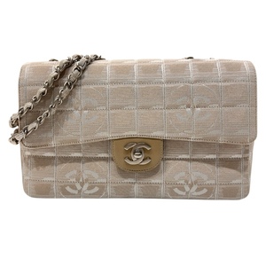 シャネル CHANEL ニュートラベルライン チェーンショルダー A15285 ベージュ ニュートラベル ショルダーバッグ レディース 中古