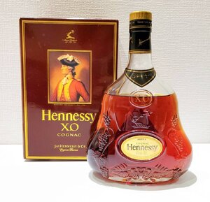 【ND3707FH】【1円～】※液漏れ有り 未開栓 Hennessy ヘネシー XO 金キャップ クリアボトル 700ml 40% 目減り大 残量7割 ブランデー 洋酒