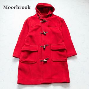 【Moorbrook】ムーアブルック　ダッフルコート　ヘリンボーン　レッド