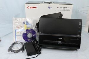 EM-102820 【動作確認済み】ドキュメントスキャナ［DR-C225Ⅱ］ (キャノン cannon) 中古