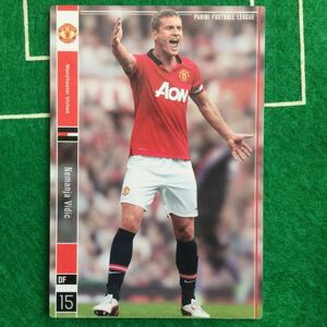 215)Panini Football League Manchester United 15 Nemanja Vidic ネマニャ ビディッチ マンチェスター ユナイテッド プレミア パニーニ