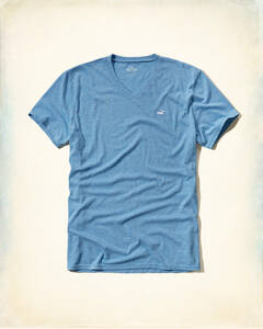 * HOLLISTER ホリスター Vネック Tシャツ Must-Have V Neck T-Shirt XL / Blue *