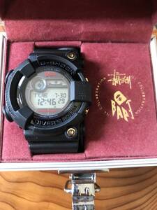 CASIO カシオ G-SHOCK×STUSSY×APE コラボ　FROGMAN Gショック×ステューシー×エイプ　コラボ　フロッグマン GF-8250BS-1JR