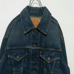 38 Levis 71557-02 557 デニムジャケット Gジャン bigE 3rd 復刻 90sビンテージ リーバイス K20E55