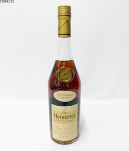 未開栓 Hennessy ヘネシー VSOP ファインシャンパーニュ スリムボトル クリアボトル コニャック 700ml 40% ブランデー 洋酒 1550G13.