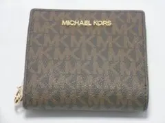 MICHAEL KORS 二つ折り財布 ブラウン　A005