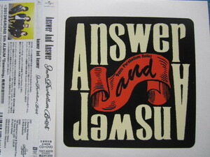 9mm Parabellum Bullet / Answer And Answer DVD(90分収録)付き2枚組!!