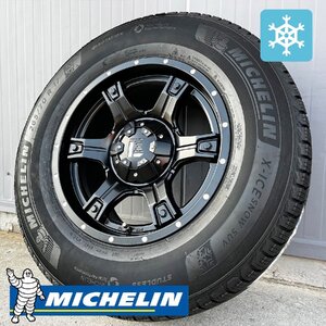 スタッドレス JL JK ラングラー タイヤホイールセット 17インチ ミシュラン X-ICE SNOW SUV 265/70R17 LEXXEL OutLaw