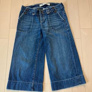 GAP JEANS 婦人デニム七分丈パンツ サイズ４中古品 着回し抜群 