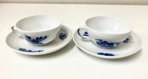 【中古】【カップ&ソーサー2点セット】ROYAL COPENHAGEN /ロイヤルコペンハーゲン /ブルーフラワー /洋食器