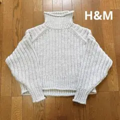 H&M チャンキーニット　Lサイズ　グレー