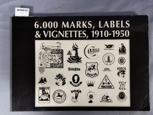 『6000 Marks Labels and Vignettes』/Happy Books/1989年/Y9932/mm*23_11/35-06-1A