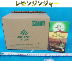 Mいな2682 ORGANIC INDIA オーガニック インディア トゥルシー ティー レモンジンジャー 25包×6箱 ハーブティー ティーバッグ