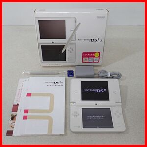 1円〜 動作品 ニンテンドーDSiLL 本体 UTL-001 ナチュラルホワイト 任天堂 Nintendo 箱説付【10