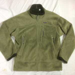 パタゴニア R4 patagonia 防風 フリース ジャケット フィールドグリーン レギュレーター POLARTEC field green L usa 刺繍 logo 