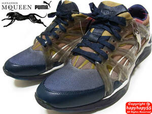 ■Alexander McQUEEN PUMA RIBCAGE SPORT 26cm 新品未使用◆アレキサンダー マックイーン プーマ コラボスニーカー コレクターアイテム