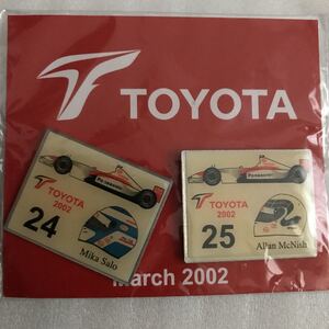 トヨタ　F1 ピンバッジ　2002年　ミカサロ