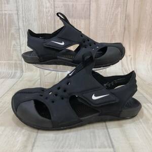 NZH3044● NIKE PS SUNRAY PROTECT●20●ブラック ナイキ サンレイ プロテクト キッズ サンダル 943826-001