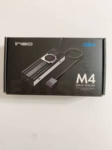 【1円オークション】ineo M.2 アルミニウム 純銅のヒートパイプ PCIe/NGFF SSDヒートシンク 2280 SSDのみ用 AME2314