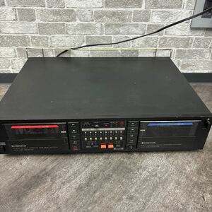 Pioneer カセットテープデッキ　CT-Y77W 通電確認済み　中古品　A-627