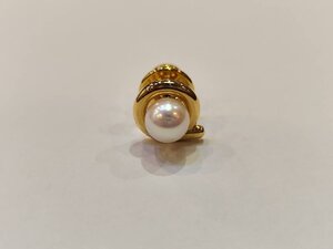 K18　ミキモト MIKIMOTO　定番　ネクタイピン【M