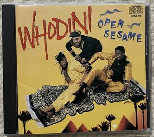 CD フーディニ 国内初期3200円盤 オープン・セサミ Whodini Open Sesame 32XB-176 ディスクに多少スレ