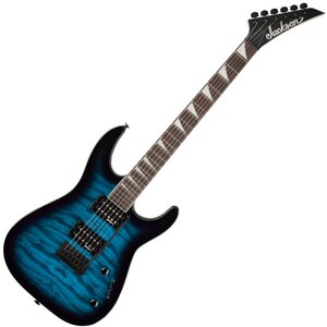 Jackson JS Series Dinky JS20 DKQ 2PT, Amaranth Fingerboard, Transparent Blue Burst エレキギター〈ジャクソン〉