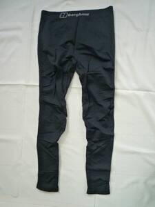 ☆berghaus W TRAIL COMFORT TIGHT バーグハウス W トレイル コンフォートタイツ JO222 W’sフリーサイズ（JP-S～L位）黒　USED☆送料185円