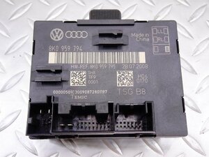 A/BS18■Audi A4 ABA-8KCDH (アウディ B8 1.8TFSI 2008y)■右リアドアモジュール 8K0959794 (右R ドアコンピューター ユニット