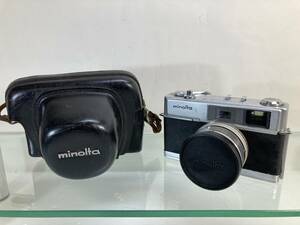 minolta ミノルタカメラ　HI-MATIC カメラケース付き　フィルムカメラ　現状品