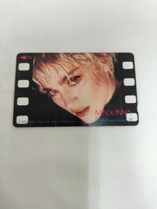 【未使用】 テレホンカード マドンナ madonna 1987 Music Tours 50度数 テレカ 現状品