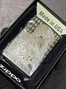 zippo 戦場ヶ原 ひたぎ 物語シリーズ シルバー刻印 希少モデル 2021年製 HITAGI SENJYOGAHARA ケース 保証書付き