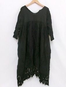 Zucca ズッカ ワンピース ブラック レーヨン100% M ZU33FH278 ワンピース　Dress