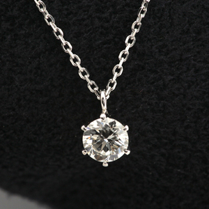 ダイヤモンド ネックレス プラチナ 一粒 0.2ｃｔ 鑑定書付 0.282ct Dカラー VS1クラス 3EXカット H&C CGL TOR0824-n6p KDP*P